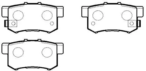Brake Pad Set, disc brake (HP5164)