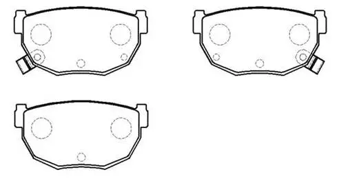 Brake Pad Set, disc brake (HP8313)