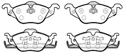 Brake Pad Set, disc brake (HP5135)