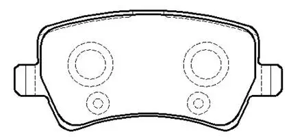 Brake Pad Set, disc brake (HP5257)
