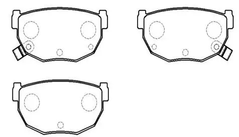 Brake Pad Set, disc brake (HP9028)