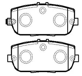Brake Pad Set, disc brake (HP8271)