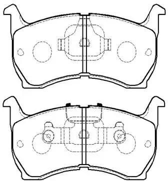 Brake Pad Set, disc brake (HP8236)
