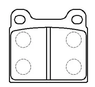 Brake Pad Set, disc brake (HP5043)