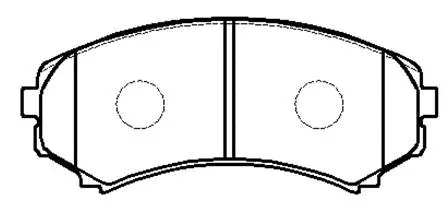 Brake Pad Set, disc brake (HP5134)
