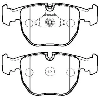 Brake Pad Set, disc brake (HP5187)