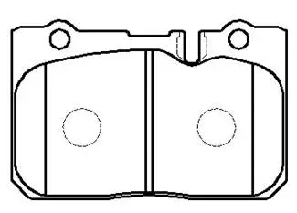 Brake Pad Set, disc brake (HP5077)