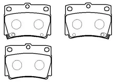 Brake Pad Set, disc brake (HP8305)
