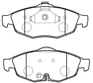 Brake Pad Set, disc brake (HP5159)