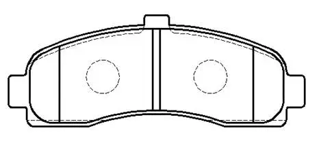 Brake Pad Set, disc brake (HP9055)