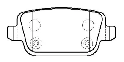 Brake Pad Set, disc brake (HP9971)