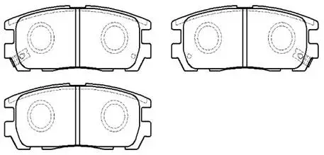 Brake Pad Set, disc brake (HP5219)