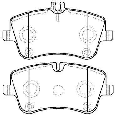 Brake Pad Set, disc brake (HP5191)