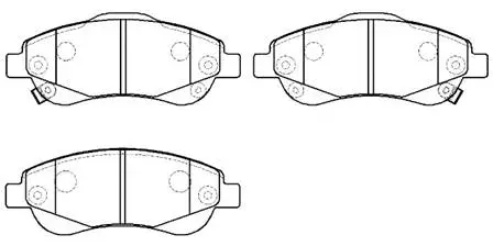 Brake Pad Set, disc brake (HP9247)