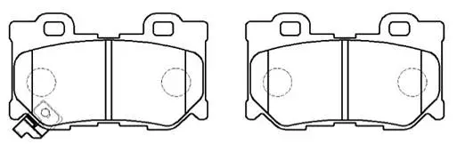Brake Pad Set, disc brake (HP5249)