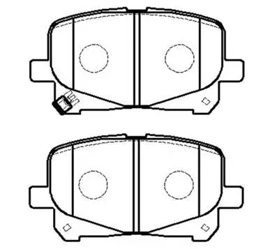 Brake Pad Set, disc brake (HP8488)