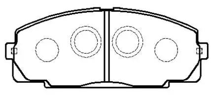 Brake Pad Set, disc brake (HP5129)