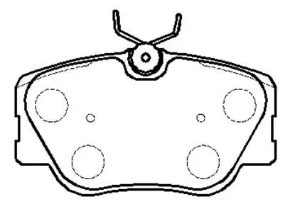 Brake Pad Set, disc brake (HP5027)