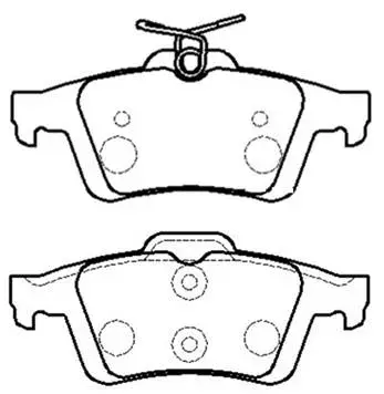 Brake Pad Set, disc brake (HP8225)