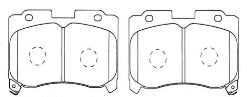 Brake Pad Set, disc brake (HP8470)