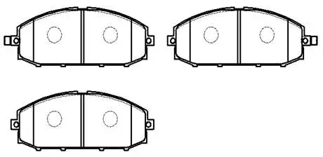 Brake Pad Set, disc brake (HP9066)