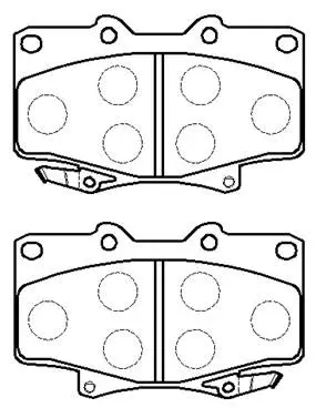 Brake Pad Set, disc brake (HP5010)