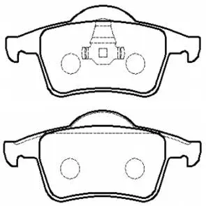 Brake Pad Set, disc brake (HP8560)