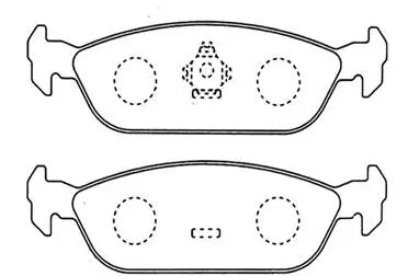 Brake Pad Set, disc brake (HP9757)