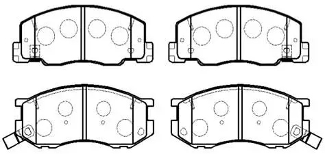 Brake Pad Set, disc brake (HP5082)