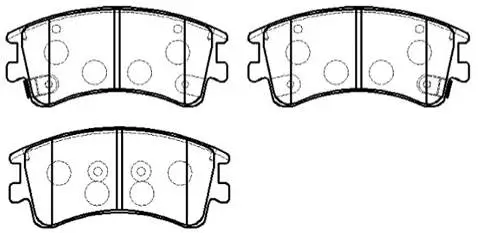 Brake Pad Set, disc brake (HP5141)