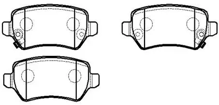 Brake Pad Set, disc brake (HP5268)