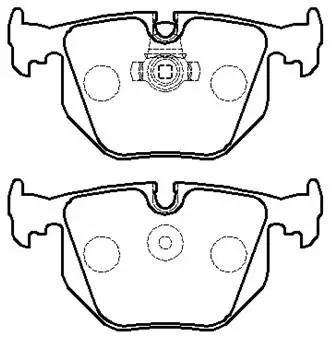 Brake Pad Set, disc brake (HP5188)