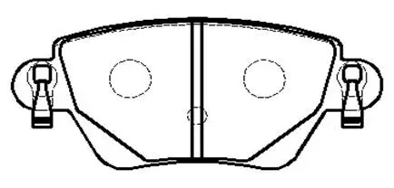 Brake Pad Set, disc brake (HP9507)