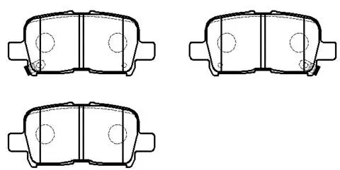 Brake Pad Set, disc brake (HP5092)
