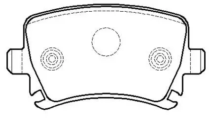 Brake Pad Set, disc brake (HP8007)