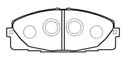 Brake Pad Set, disc brake (HP9155)