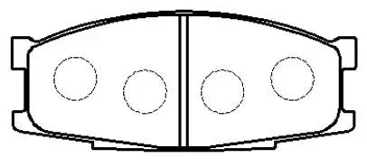 Brake Pad Set, disc brake (HP9256)