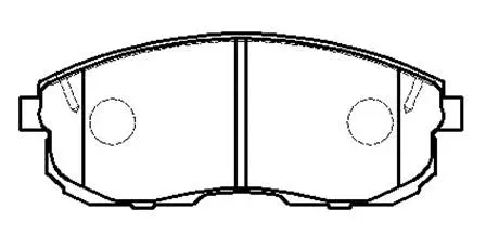 Brake Pad Set, disc brake (HP9036)