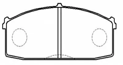 Brake Pad Set, disc brake (HP8365)