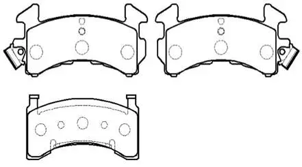 Brake Pad Set, disc brake (HP5109)