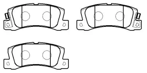 Brake Pad Set, disc brake (HP8467)