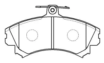 Brake Pad Set, disc brake (HP9278)