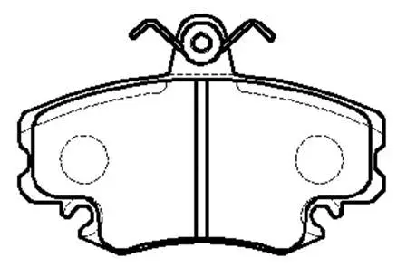 Brake Pad Set, disc brake (HP5197)
