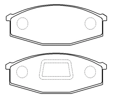Brake Pad Set, disc brake (HP9007)