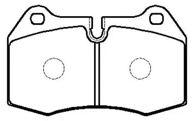 Brake Pad Set, disc brake (HP5189)