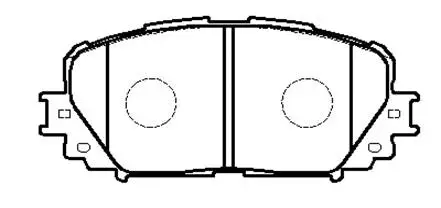 Brake Pad Set, disc brake (HP9156)