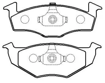 Brake Pad Set, disc brake (HP9465)