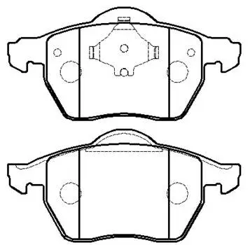 Brake Pad Set, disc brake (HP8010)