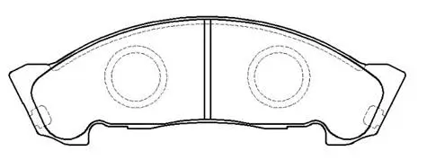 Brake Pad Set, disc brake (HP9204)