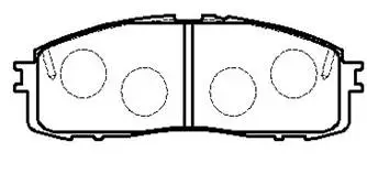 Brake Pad Set, disc brake (HP8514)